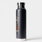 Terug naar School Retro studenten leraren en ouder Waterfles (Links)