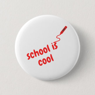 Terug naar school ronde button 5,7 cm