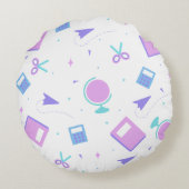 Terug naar School Round Pillow Rond Kussen (Achterkant)