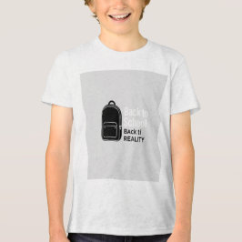 Terug naar school rugzak - grappig Terug naar de r Tri-Blend Shirt