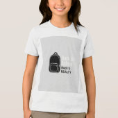 Terug naar school rugzak - grappig Terug naar de r Tri-Blend Shirt (Voorkant)