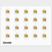 Terug naar school Schattig Kuiken Grappige Sticker (Vel)
