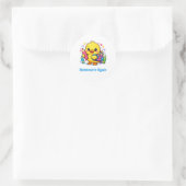 Terug naar school Schattig Kuiken Grappige Sticker (Tas)