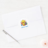Terug naar school Schattig Kuiken Grappige Sticker (Envelop)