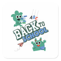 Terug naar school Schattig Monster Avontuur