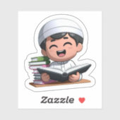 Terug Naar School Schattige Islamitisch Motivatie  Sticker (Vel)