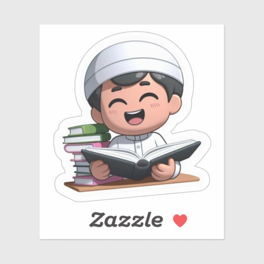 Terug Naar School Schattige Islamitisch Motivatie  Sticker (Vel)