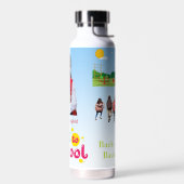 Terug naar school Schattige kinderen Student Waterfles (Links)