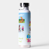 Terug naar school Schattige kinderen Student Waterfles (Rechts)