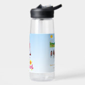 Terug naar school Schattige kinderen Student Waterfles (Links)