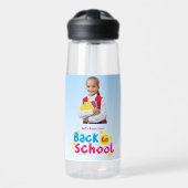 Terug naar school Schattige kinderen Student Waterfles (Voorkant)