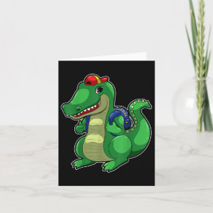 Terug naar school Schattigee Crocodile Funny Croc  Kaart