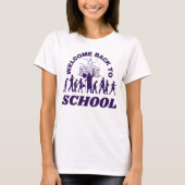 Terug naar school, school, leraar, studenten t-shirt (Voorkant)