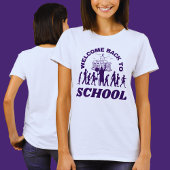 Terug naar school, school, leraar, studenten t-shirt