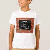 Terug naar school schoolbordjongens t-shirt (Voorkant)