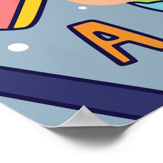 Terug naar school. SCHOOLKALENDER Poster (Hoek)