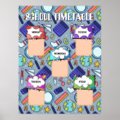 Terug naar school. SCHOOLKALENDER Poster (Voorkant)