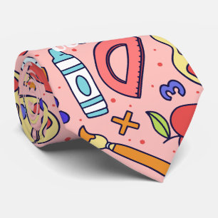 Terug naar school. Schoolthema Stropdas