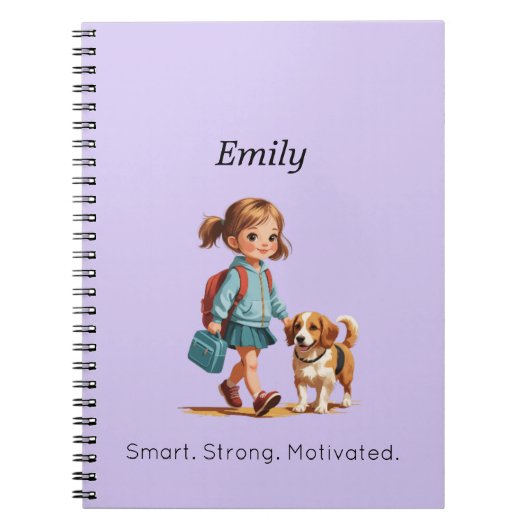 Terug naar school schrift – Persoonlijk gemaakt Notitieboek (Voorkant)