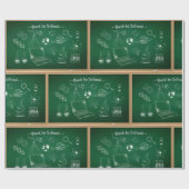 Terug naar School Science schoolbordonderwijs Cadeaupapier (Vlak)