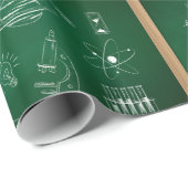 Terug naar School Science schoolbordonderwijs Cadeaupapier (Rol Hoek)