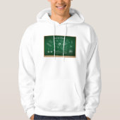 Terug naar School Science schoolbordonderwijs Hoodie (Voorkant)
