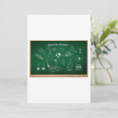 Terug naar School Science schoolbordonderwijs Kaart (Staand voorkant)