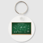 Terug naar School Science schoolbordonderwijs Sleutelhanger (Achterkant)