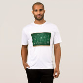 Terug naar School Science schoolbordonderwijs T-shirt (Voorkant volledig)