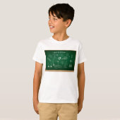 Terug naar School Science schoolbordonderwijs T-shirt (Voorkant volledig)