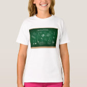 Terug naar School Science schoolbordonderwijs T-shirt (Voorkant)