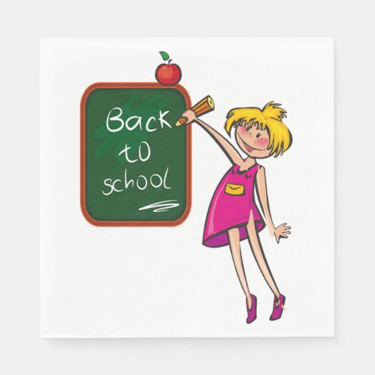 TERUG NAAR SCHOOL SERVETTEN (Voorkant)