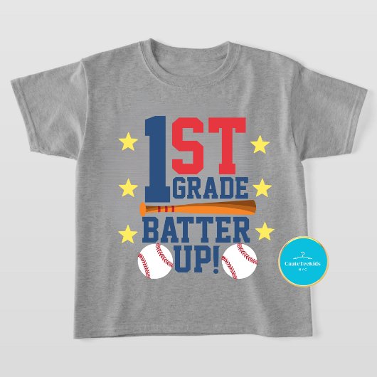 Terug naar School Shirt | 1e klas beslag omhoog