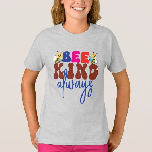 Terug naar school Shirt | Bee Kind T-shirt (Voorkant)