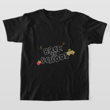 Terug naar School Shirt Funny School Bus met Crown