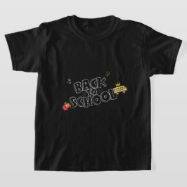 Terug naar School Shirt Funny School Bus met Crown