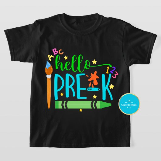 Terug naar School Shirt hallo | Pre-K T-shirt
