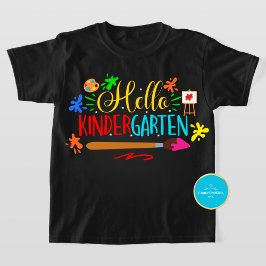 Terug naar School Shirt hallo | T-shirt voor kleut