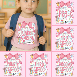 Terug naar school Shirt, peuter eerste dag van sch T-shirt