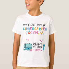 Terug naar school-shirt voor kinderen - kleutersch t-shirt