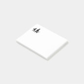 Terug naar school - Silhouet kinderen lopen Post-it® Notes (Schuin)