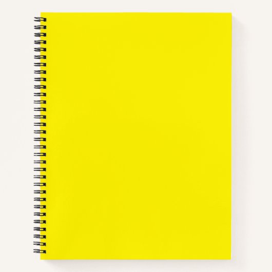 Terug naar School Simple Yellow Authority® Notitieboek (Voorkant)
