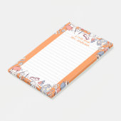 Terug naar School Sinaasappel Post-it® Notes (Schuin)