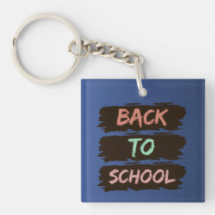 Terug naar school sleutelhanger