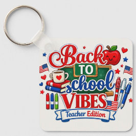 Terug naar school sleutelhanger