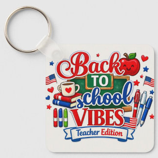 Terug naar school sleutelhanger