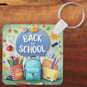 Terug naar school - Sleutelhangers op maat (Achterkant)