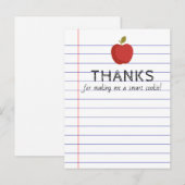 Terug naar School Smart Cookie Card voor docent Briefkaart (Voorkant / Achterkant)