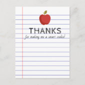 Terug naar School Smart Cookie Card voor docent Briefkaart (Voorkant)