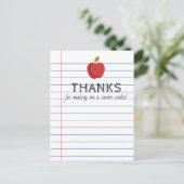 Terug naar School Smart Cookie Card voor docent Briefkaart (Staand voorkant)